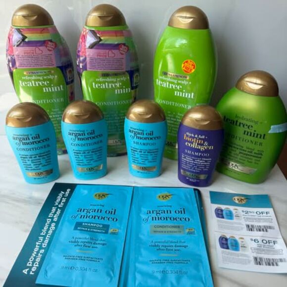 10pc lot of OGX Shampoo and Conditioners - Picture 1 of 4